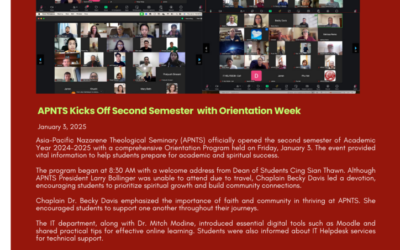 APNTS Kicks Off Second Semester with Orientation Week